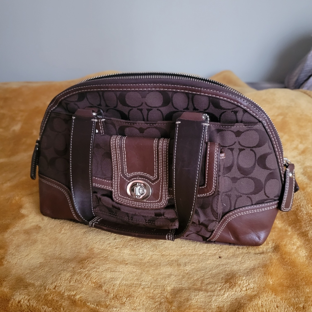 Coach Swinger Signature Jacquard Bag